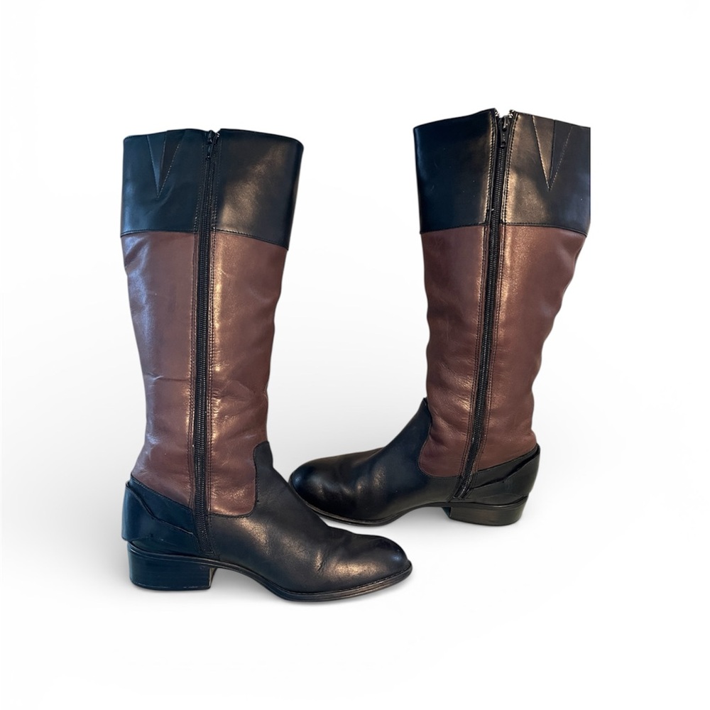 Lauren Ralph Lauren Genuine Leather Tall Riding Boots - Picture 4 of 8